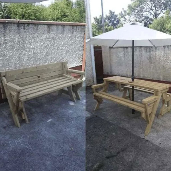 Folding Picnic Table Wood