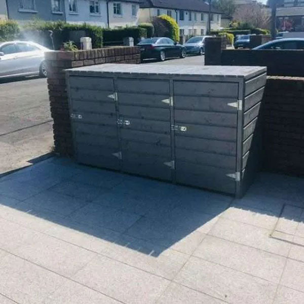 Wooden Wheelie Bin Storage