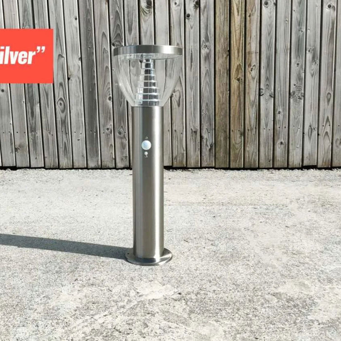 Silver Solar Light