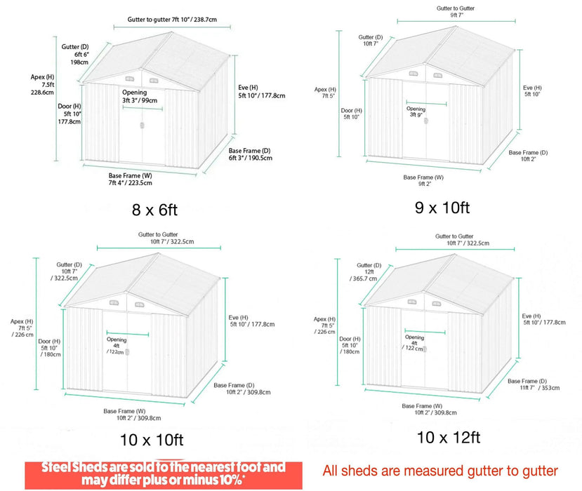 Sliding Door Shed