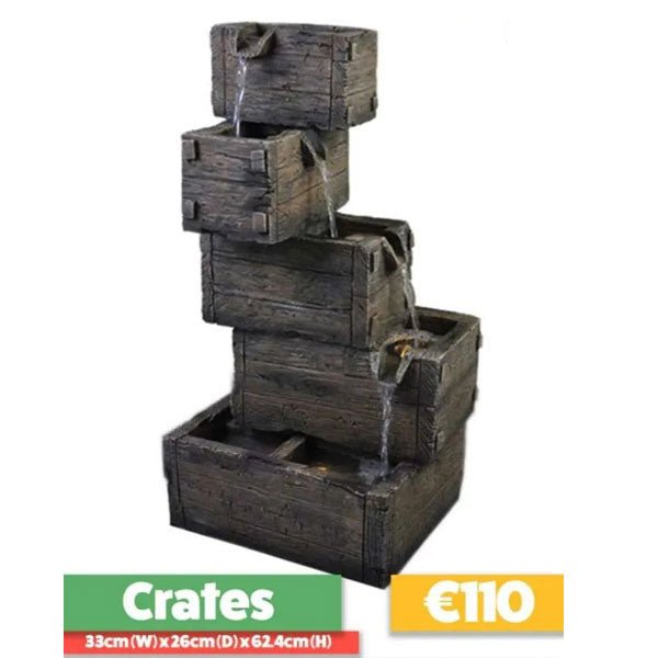 Crates Water Feature