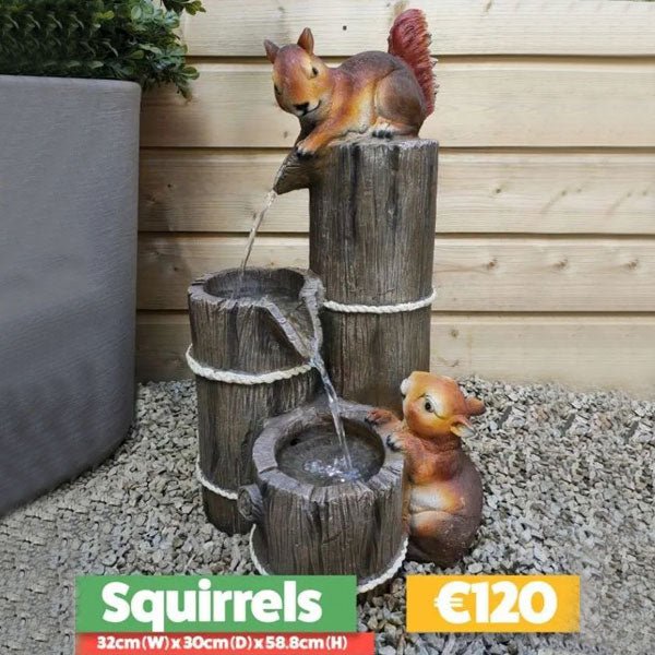 Squirrels Water Feature