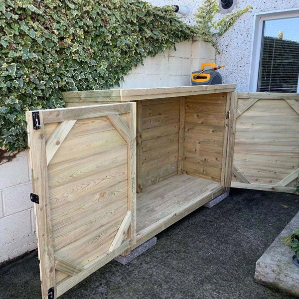 Wooden Bike Storage