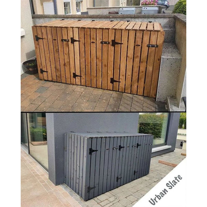 Custom Wooden Wheelie Bin Storage