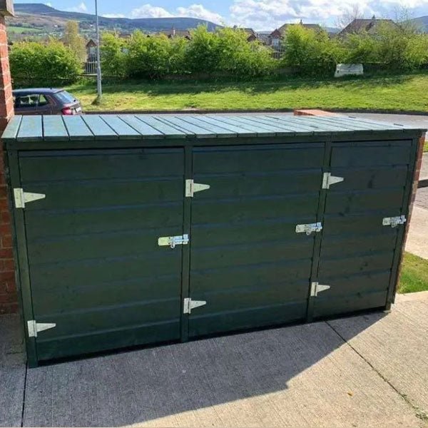 Wooden Wheelie Bin Storage