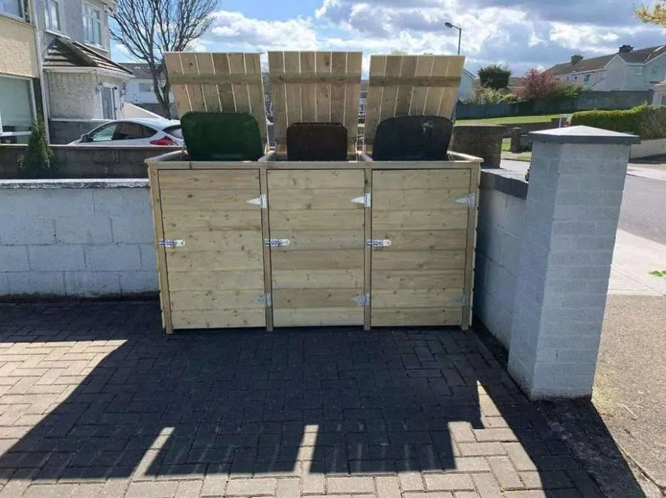 Wooden Wheelie Bin Storage