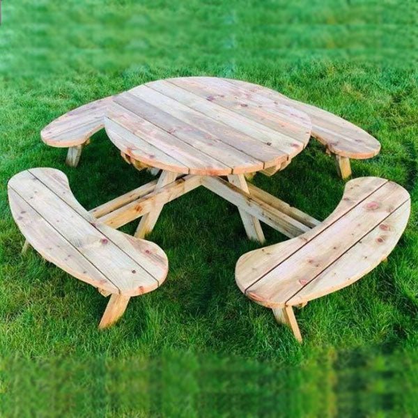 Round Picnic Bench