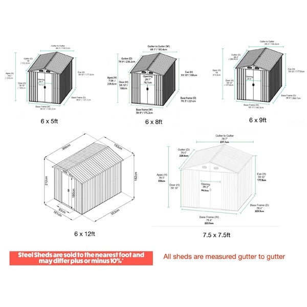 Sliding Door Shed