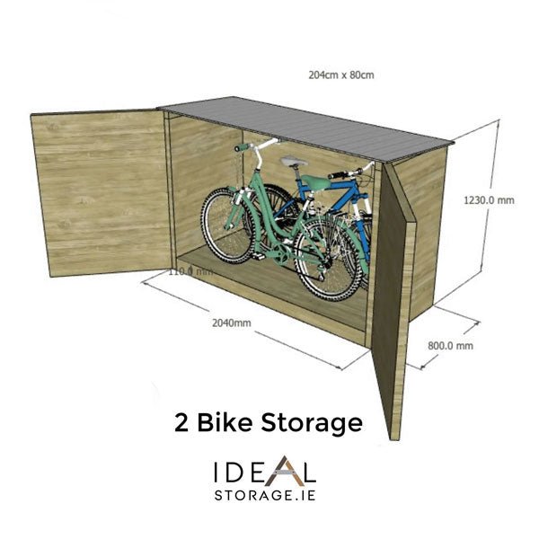 Wooden Bike Storage