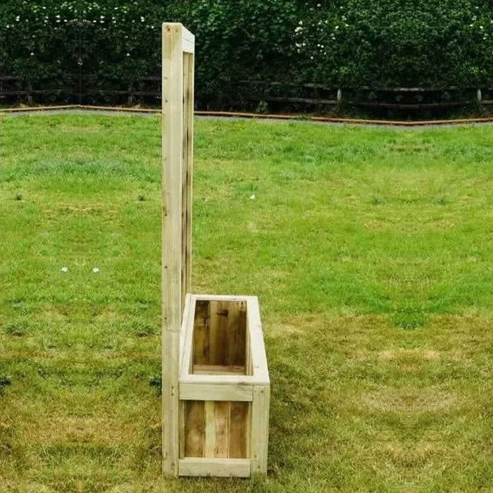 Wooden Lattice Planter