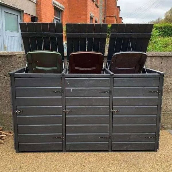 Wooden Wheelie Bin Storage